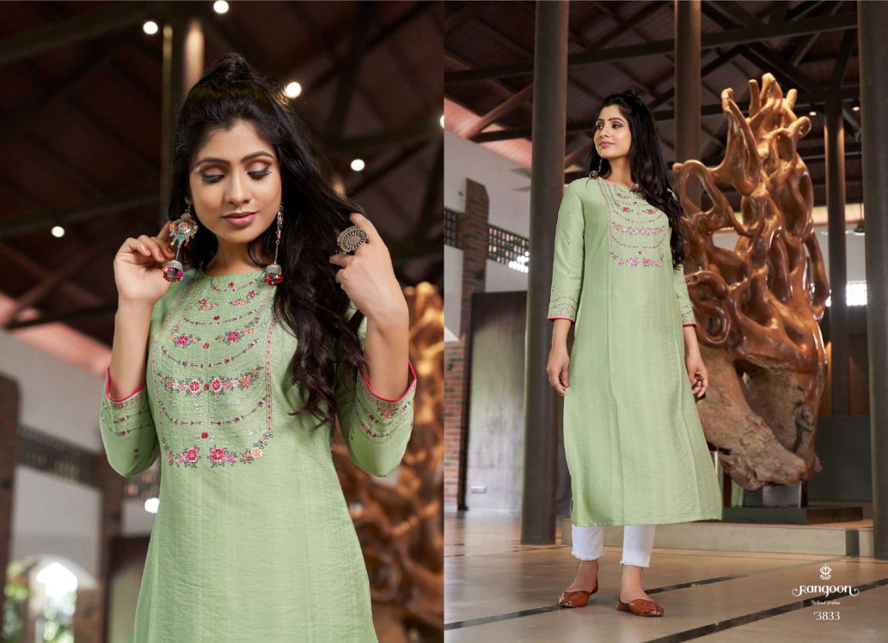 Rangoon Jeevika 2 Ethnic Wear Fancy Designer Latest Kurti Collection